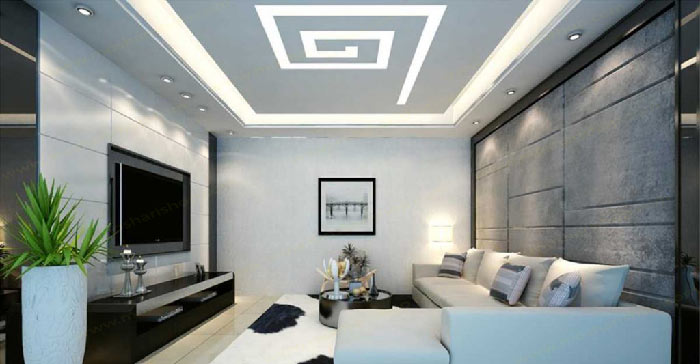 طراحی نورپردازی سقف 