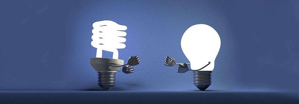 تفاوت لامپ های ال ای دی با لامپ های کم مصرف