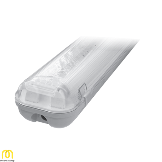 قیمت و خرید چراغ صنعتی 2x36 وات مدل آتلانتیس 1 پلی کربنات گلنور -فروشگاه مشاری