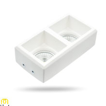 قیمت و خرید چراغ سقفی 5~10 وات توکار گچی LED مدل کوادرا 2 گلنور