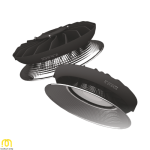 چراغ سوله ای و صنعتی LED 200 وات مریخ i-2 گلنور