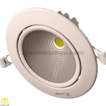 چراغ سقفی 26 وات گرد توکار COB LED گلنور مدل گارنت