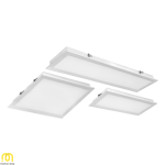 چراغ LED سقفی توکار مستطیل صنعتی 40 وات مدل مرمر گلنور (mm295×1195) - Image 2