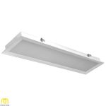 چراغ LED سقفی توکار مستطیل صنعتی 40 وات مدل مرمر گلنور (mm295×1195)
